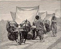 sejarah tentang gerobak roda 2 dan  delman